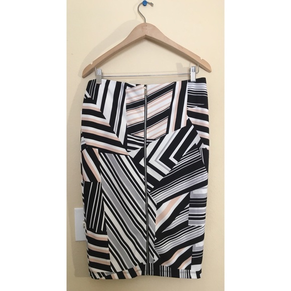 NWT Jules & Leopold Geometric Print Pencil Skirt - Picture 4 of 8